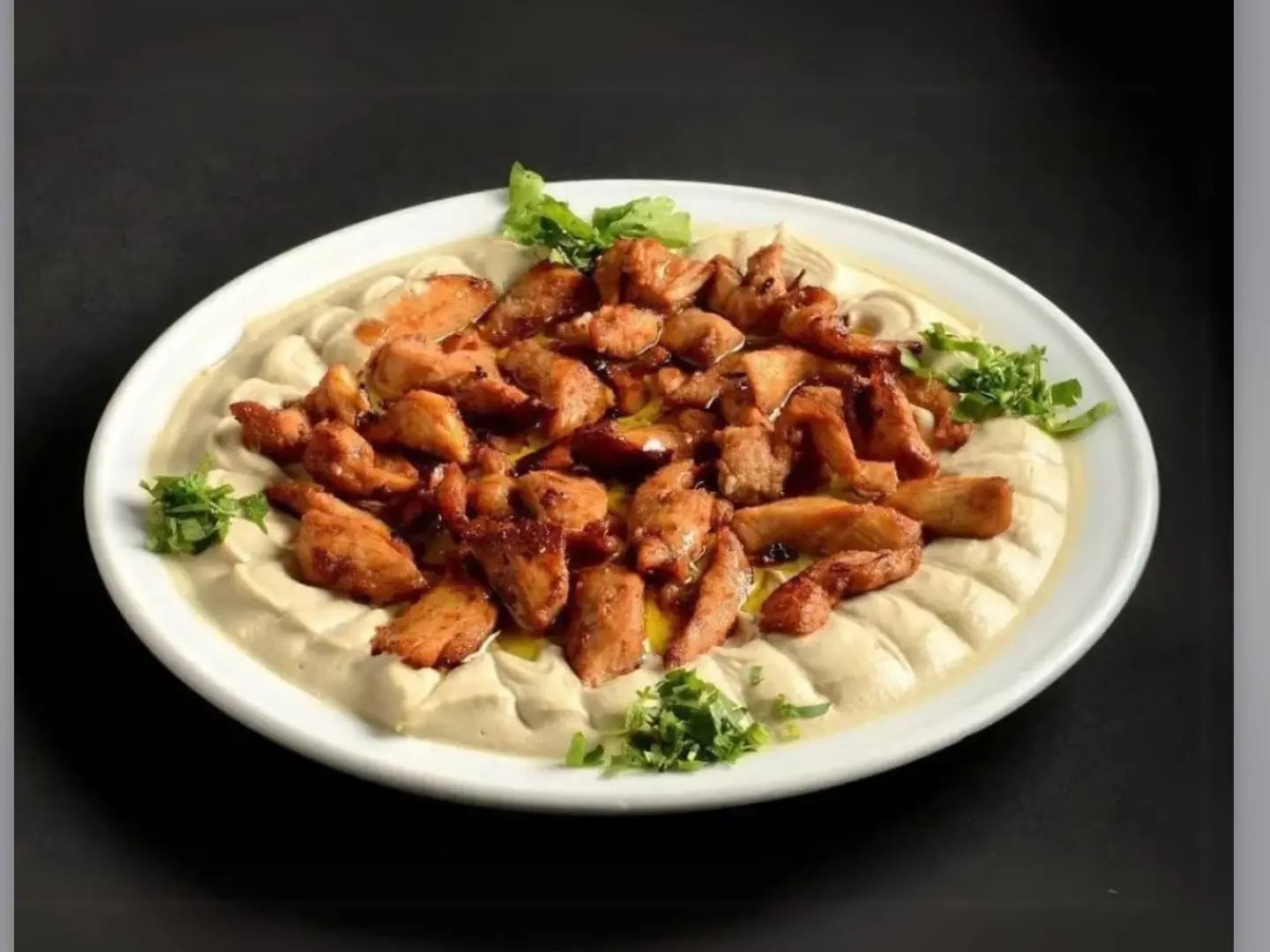 حمص بالدجاج