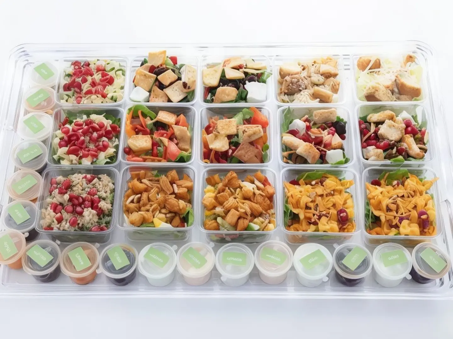 ميني سلطة (15 طبق حسب الاختيار)