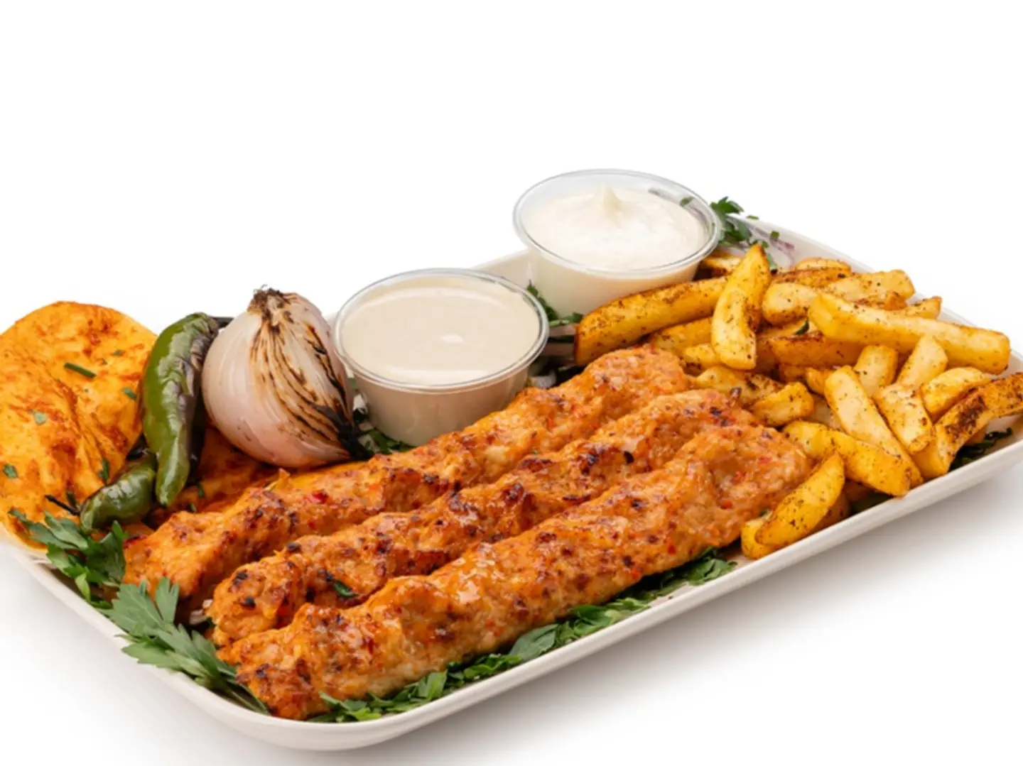 نص كيلو كباب دجاج