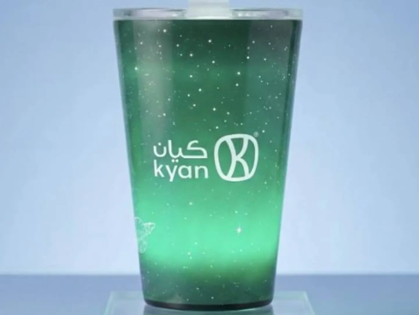 كوب مضيء اخضر