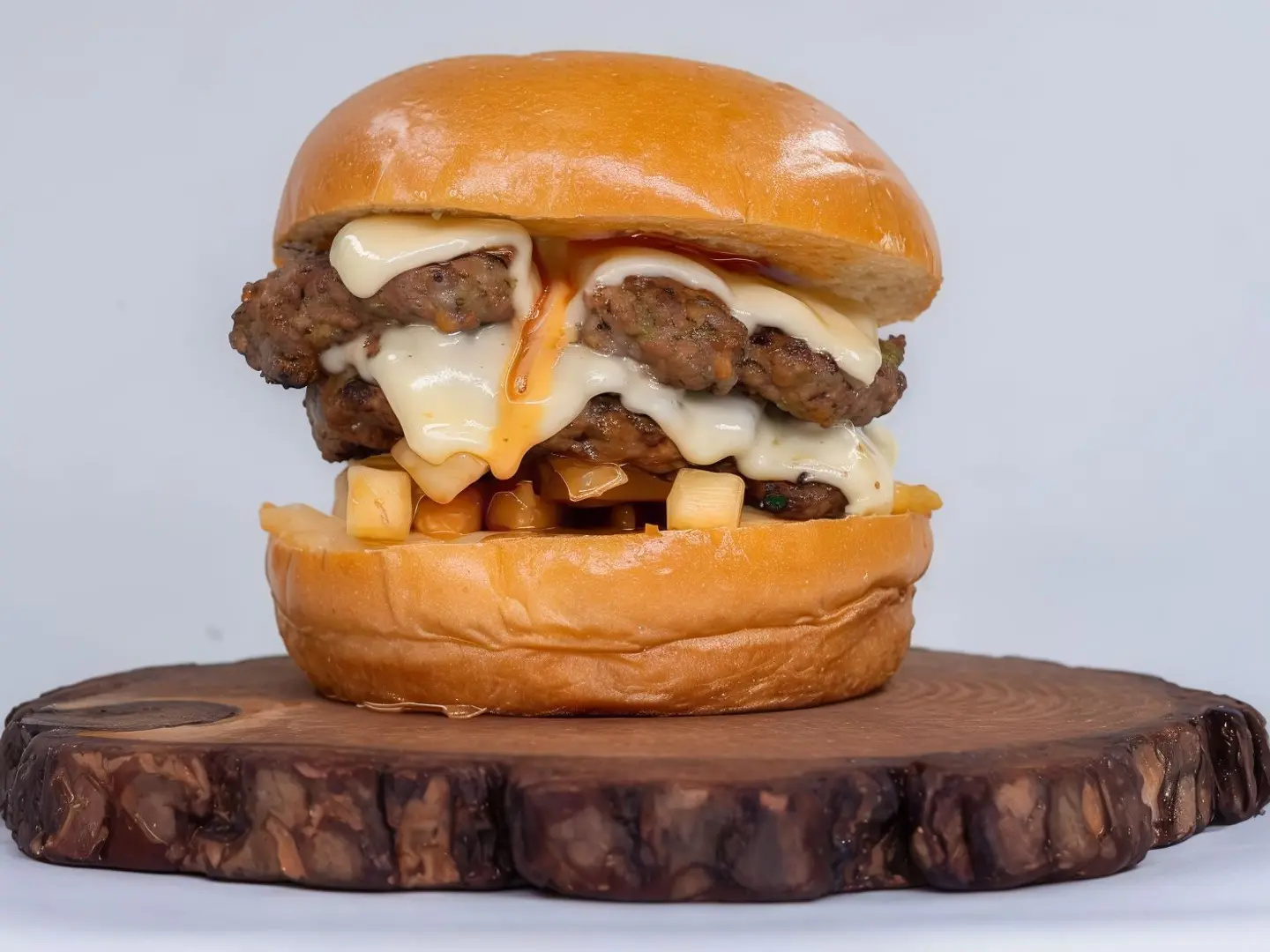 برجر لحم دبل