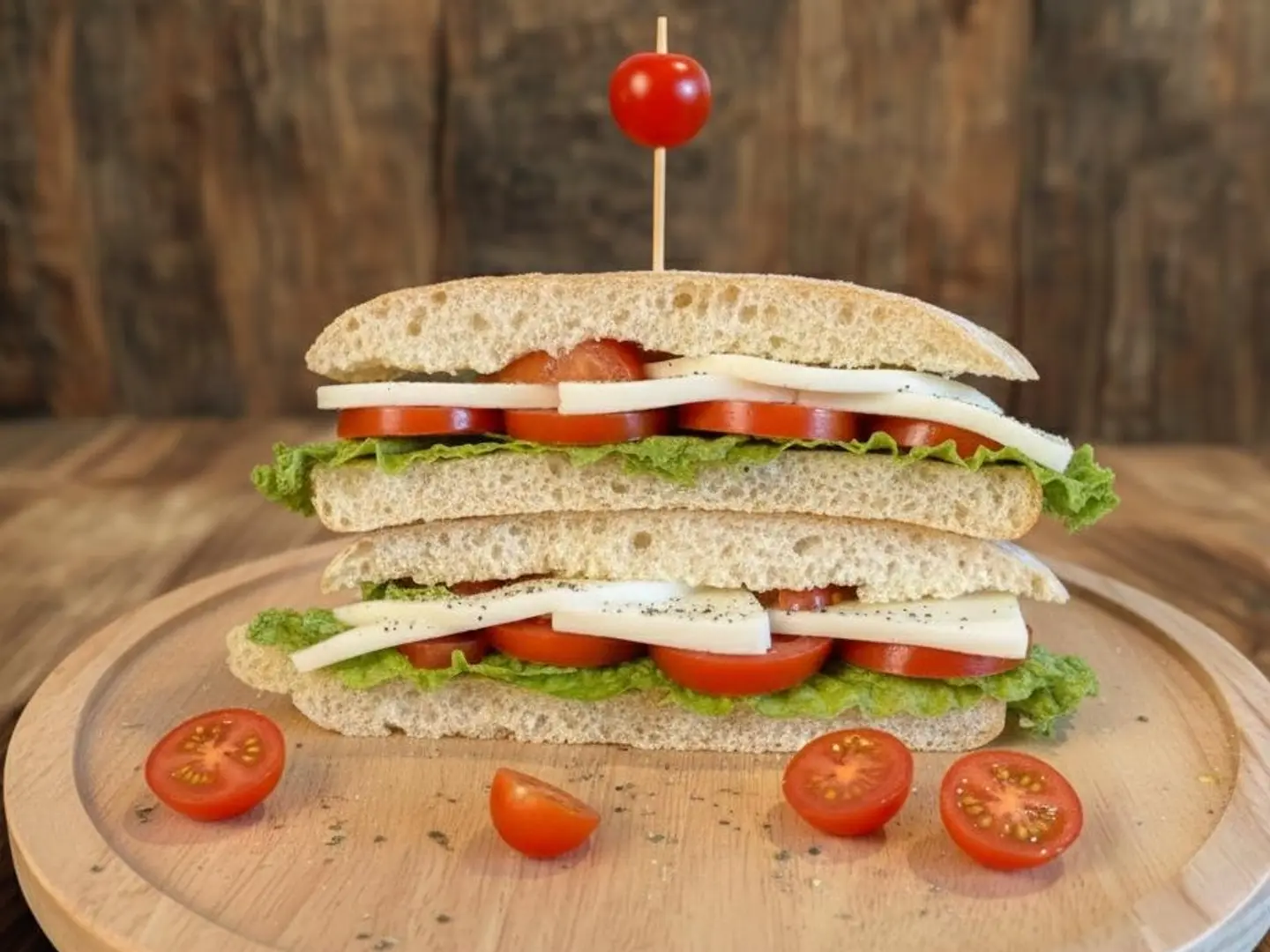 ساندويتش موزاريلا