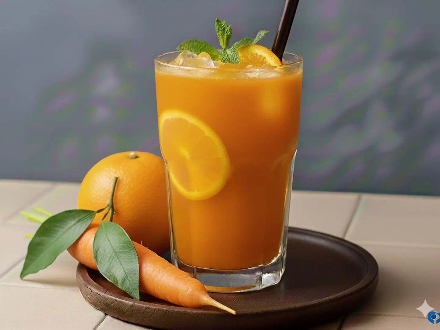 عصير الجزر والبرتقال الطازج (١٦ أونصة)