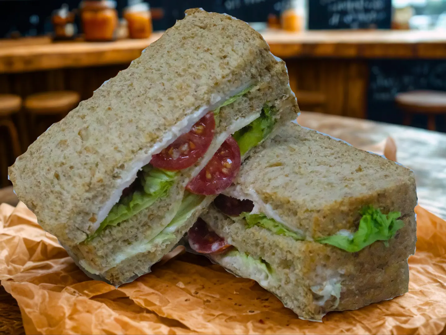 ساندويتش توست بالجبن (ديك رومي، تونة أو مرتديلا)