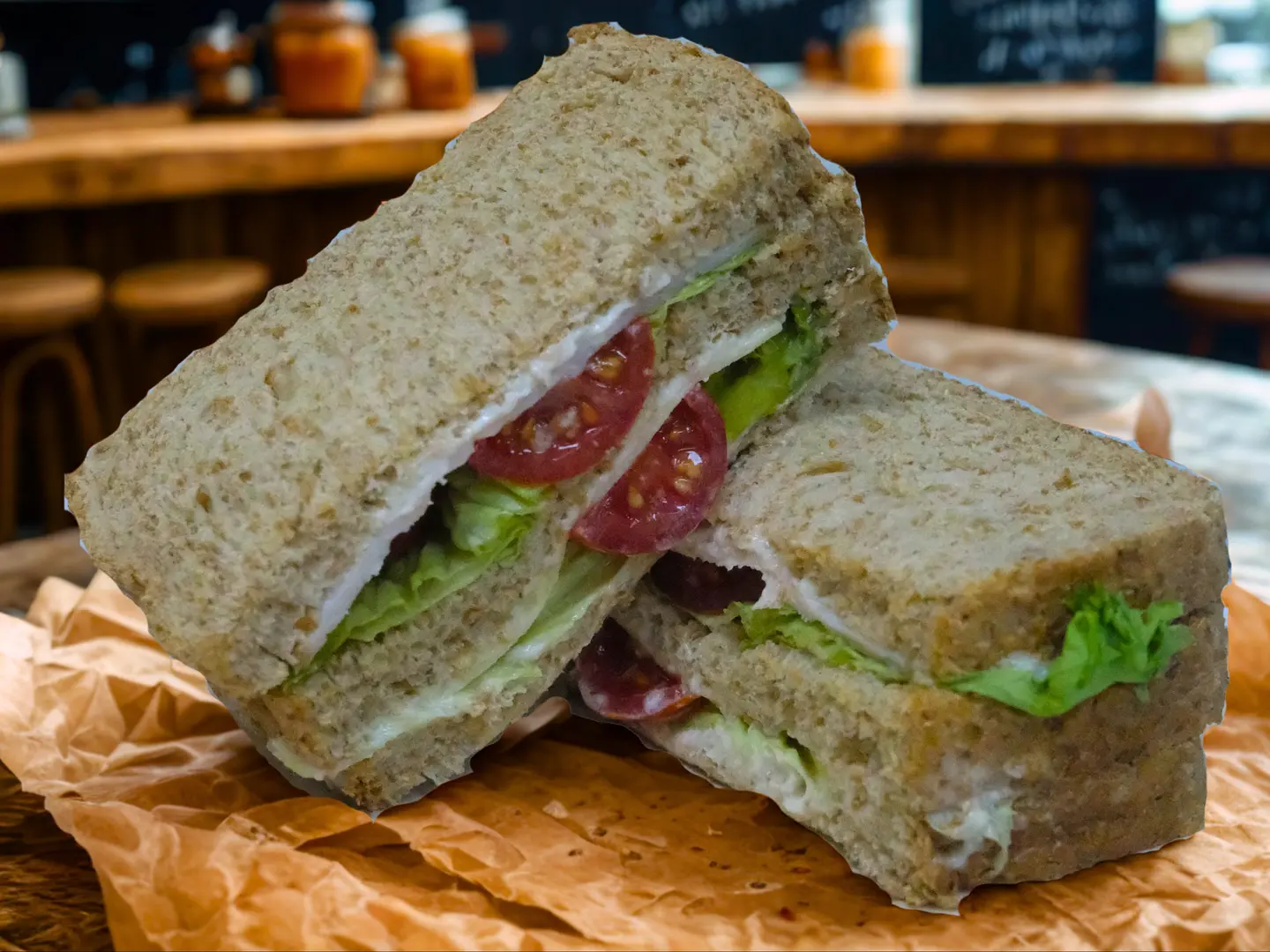 ساندوتش توست متعدد الطبقات (مع اختيار الحشوة)