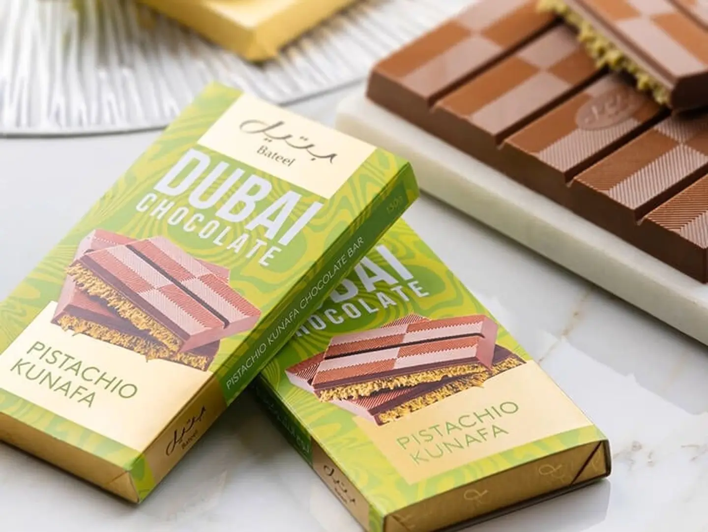 Dubai Chocolate Bar  Pistachio 120gms