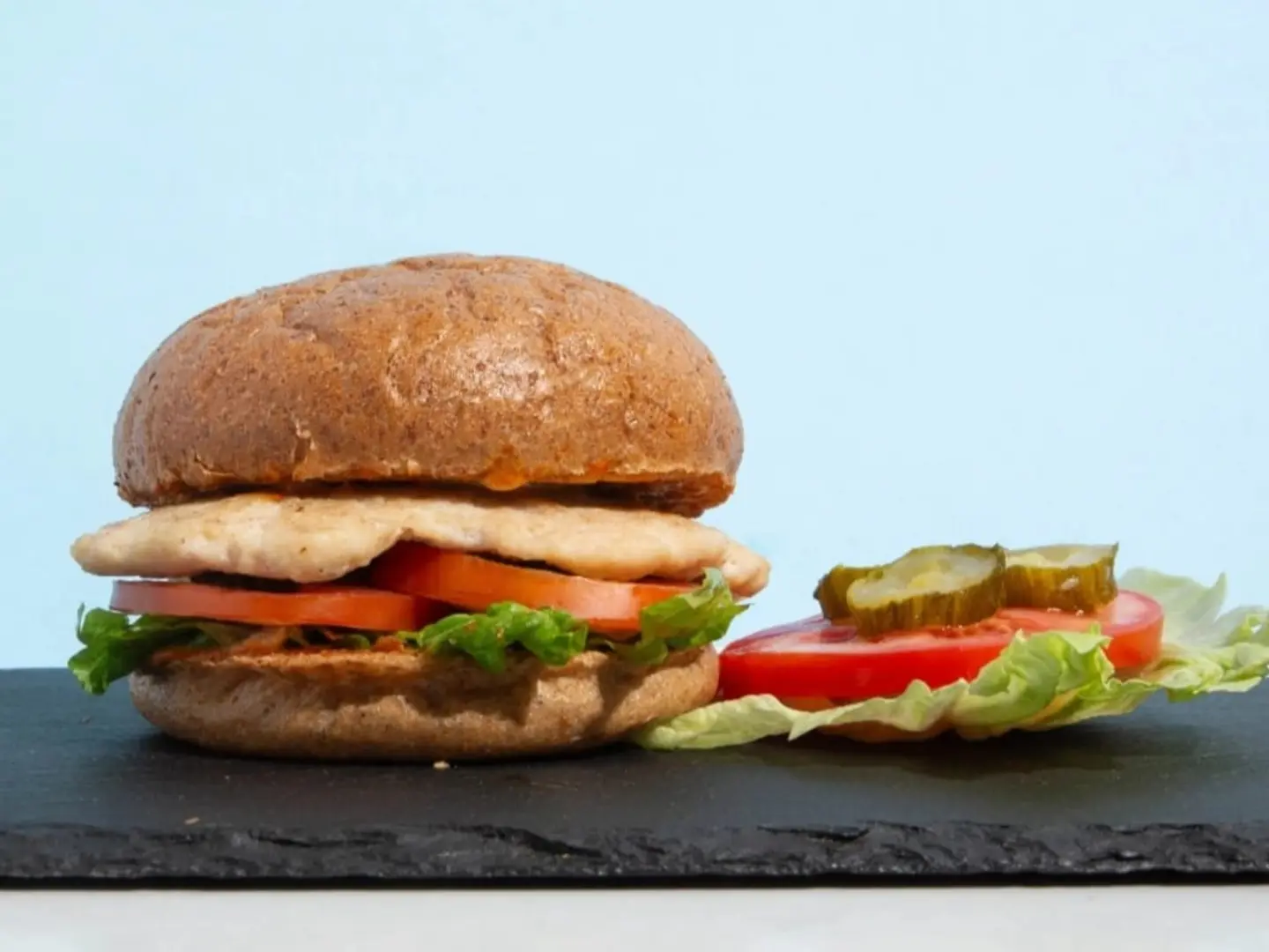 Smached Chicken Burger