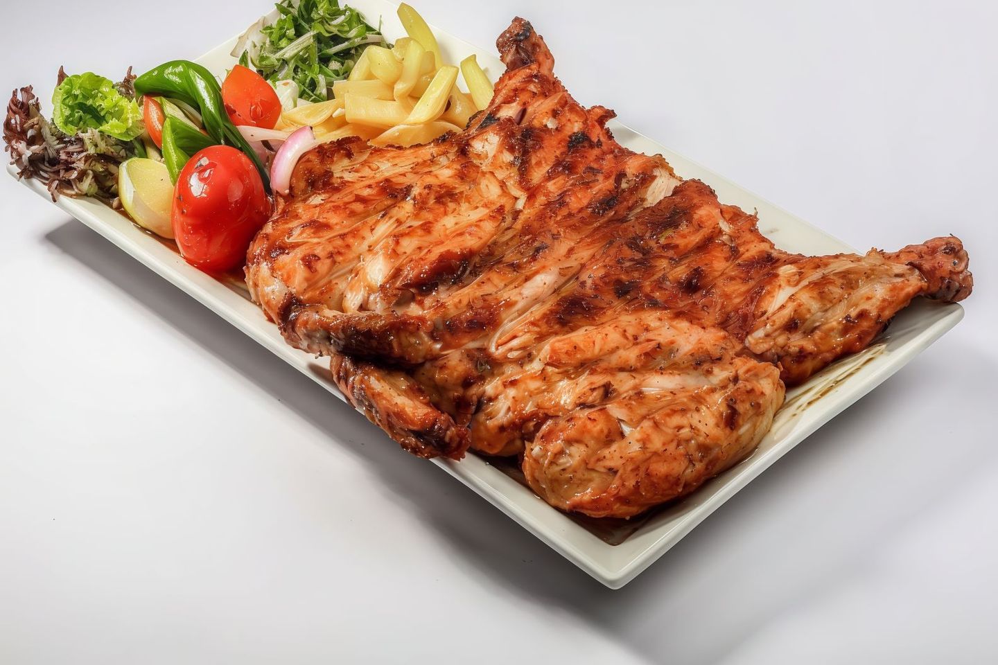 دجاج مظبي بدون أرز