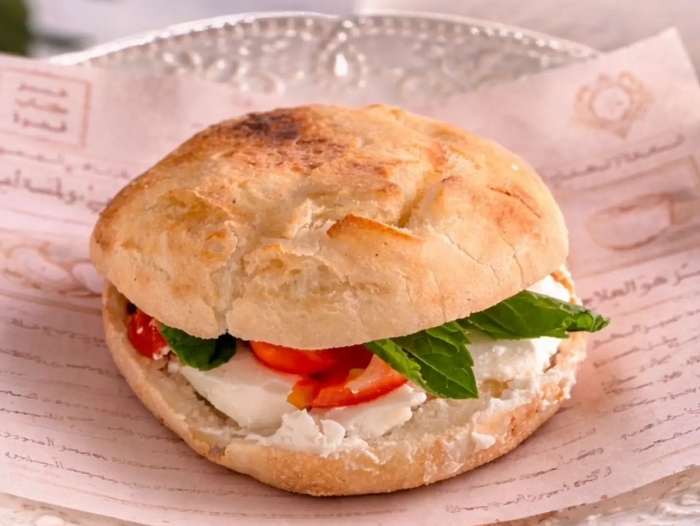 Feta Cheese With Tomato And Mint