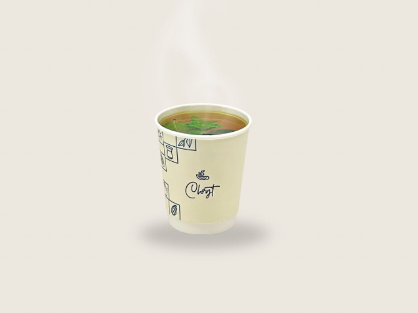 Paper Cup Of Mint