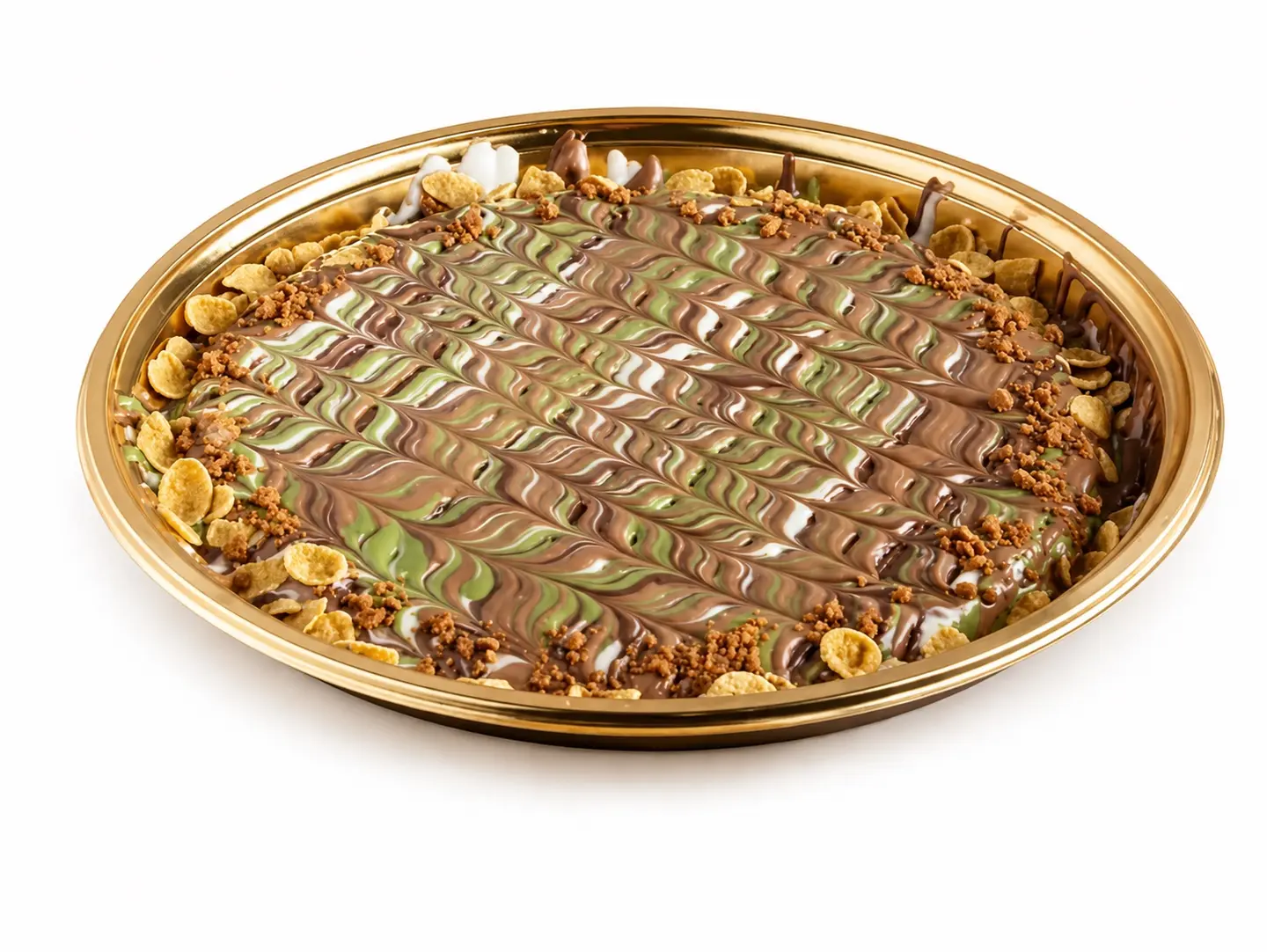 Knafeh, Cream, Mix Sauces