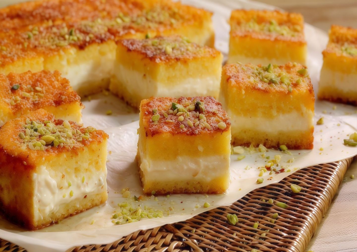 Basbousa With Cream - 500 Grams