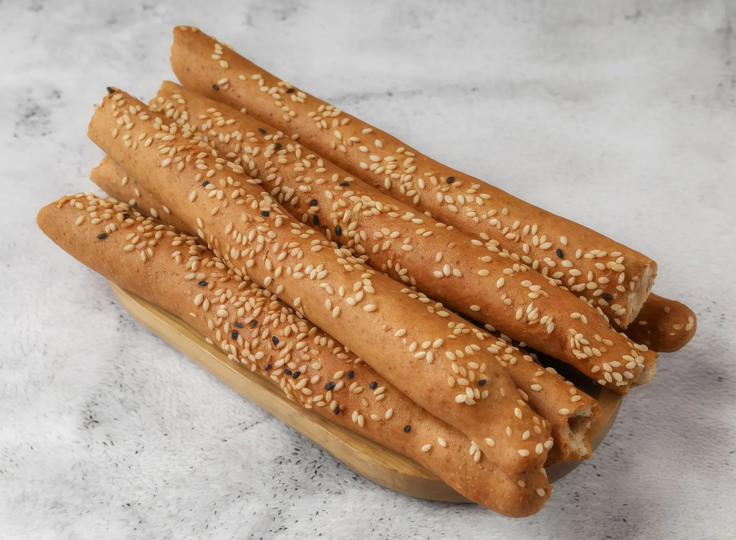 شابورة ابيض بالسمسم و حبة البركة