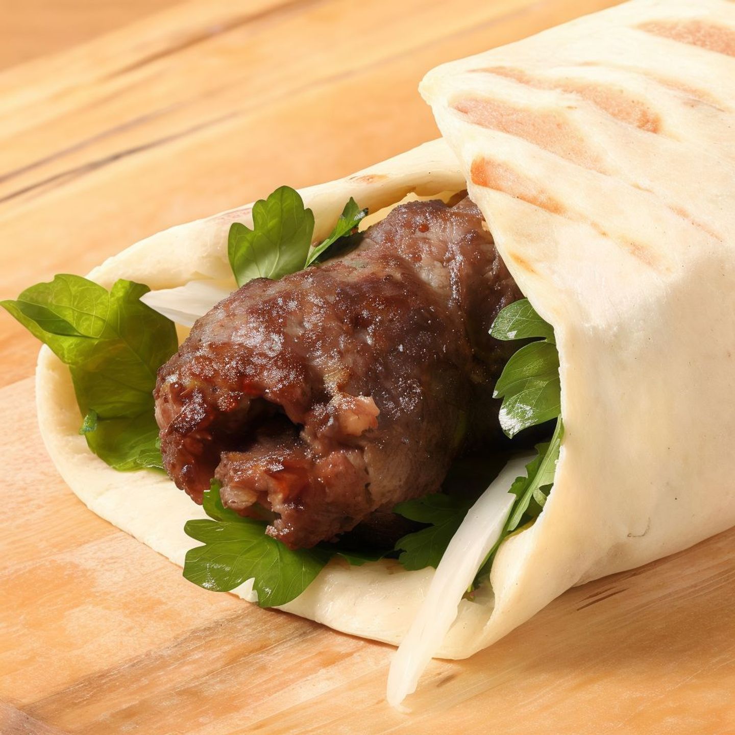 Sarukh Meat Kebab Sandwich