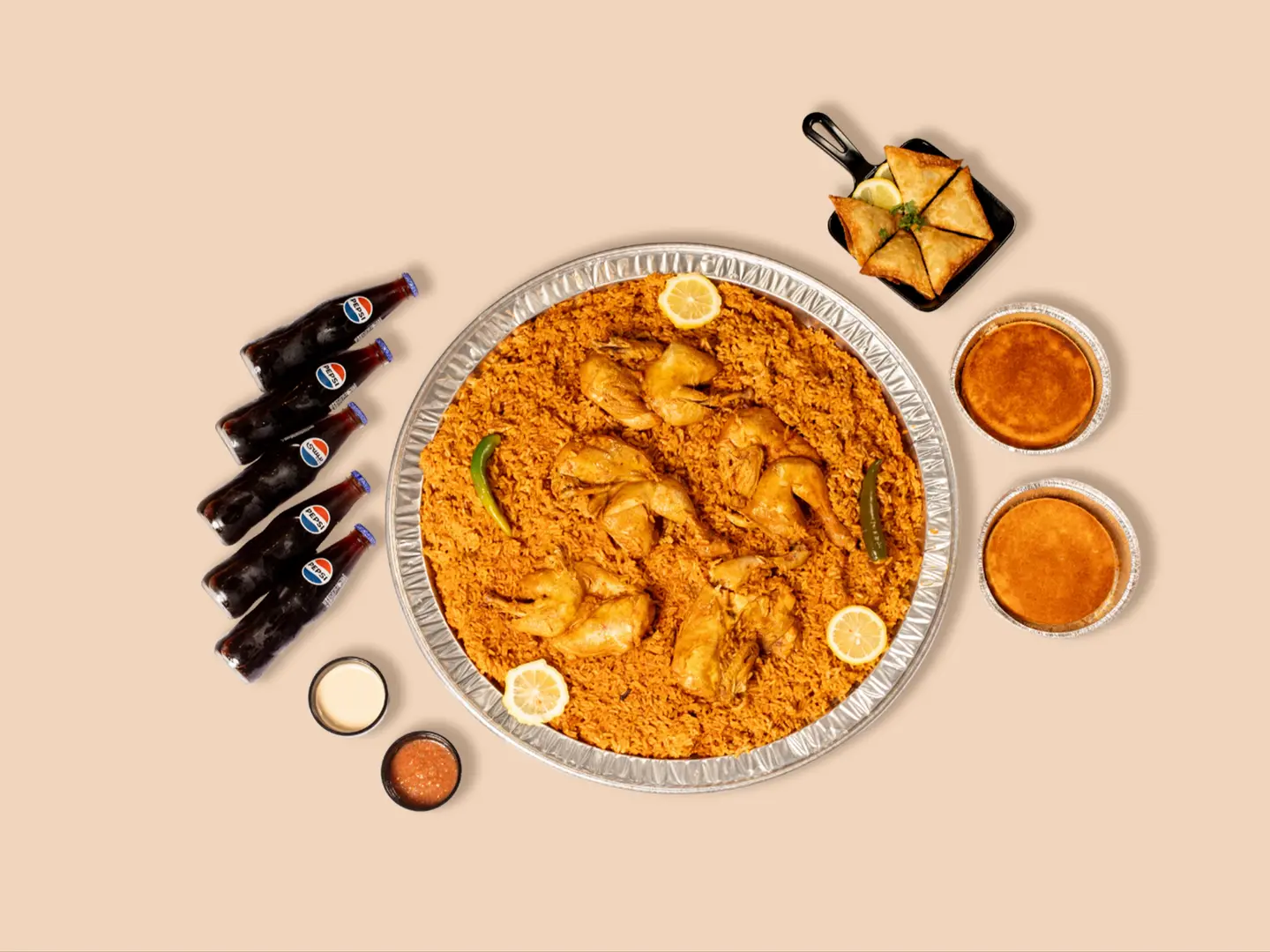 Madghoot Chicken Sharing Meal