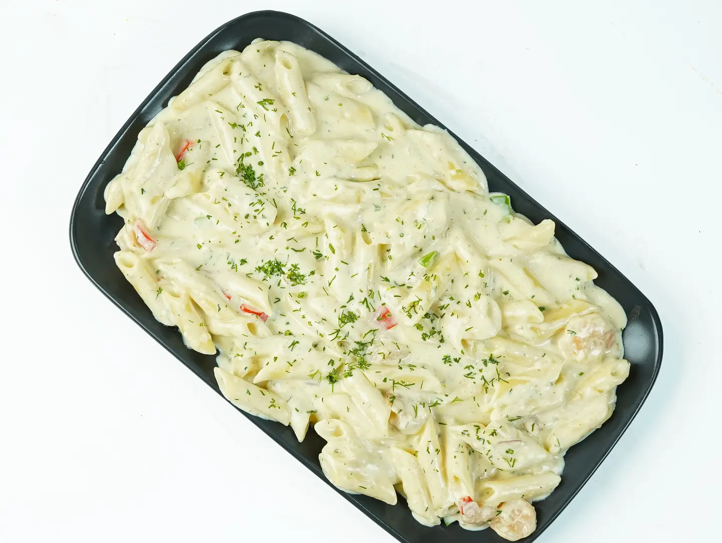 Shrimp Pasta With White Sauce0