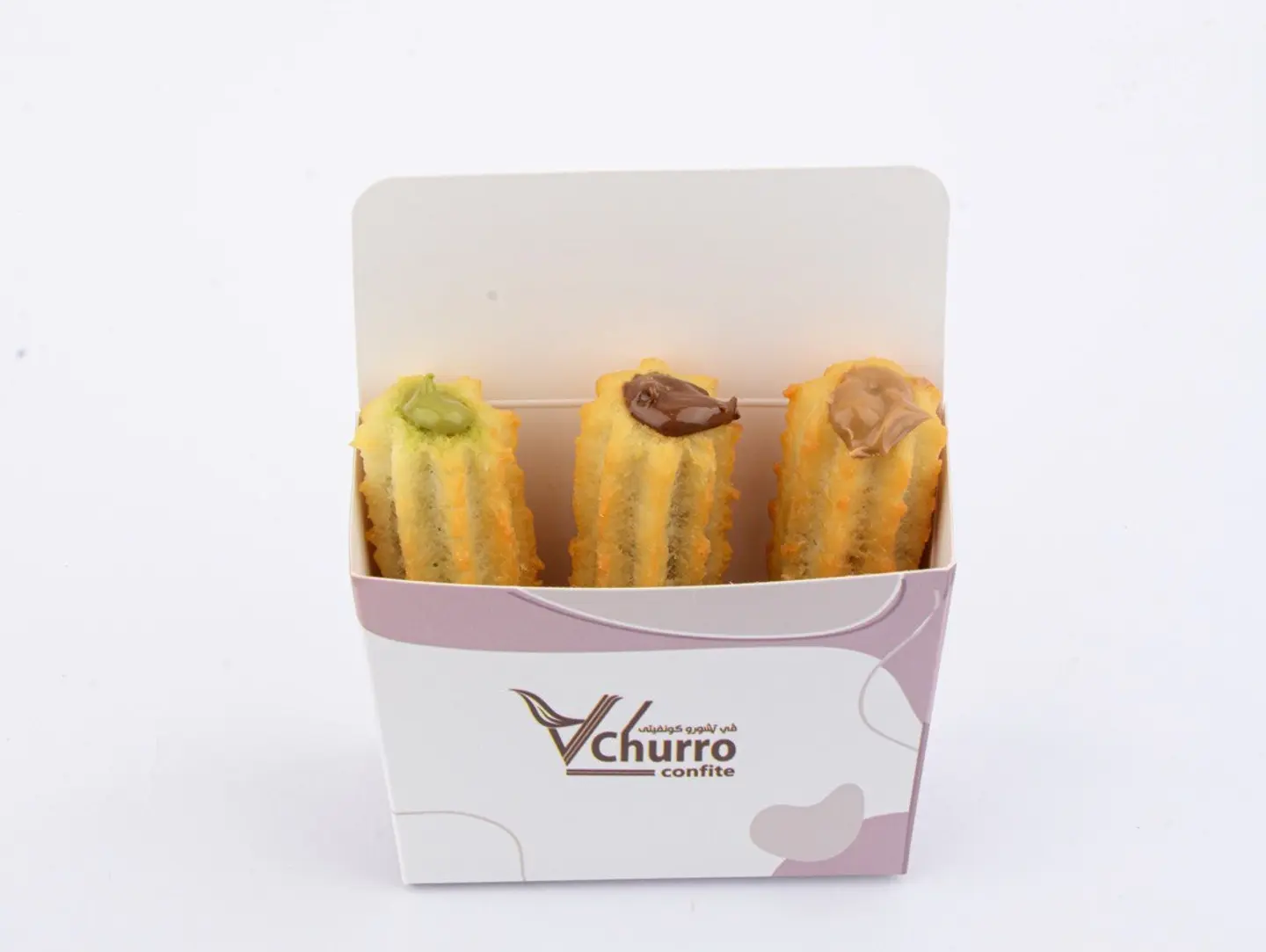 3 Stuffed Churros