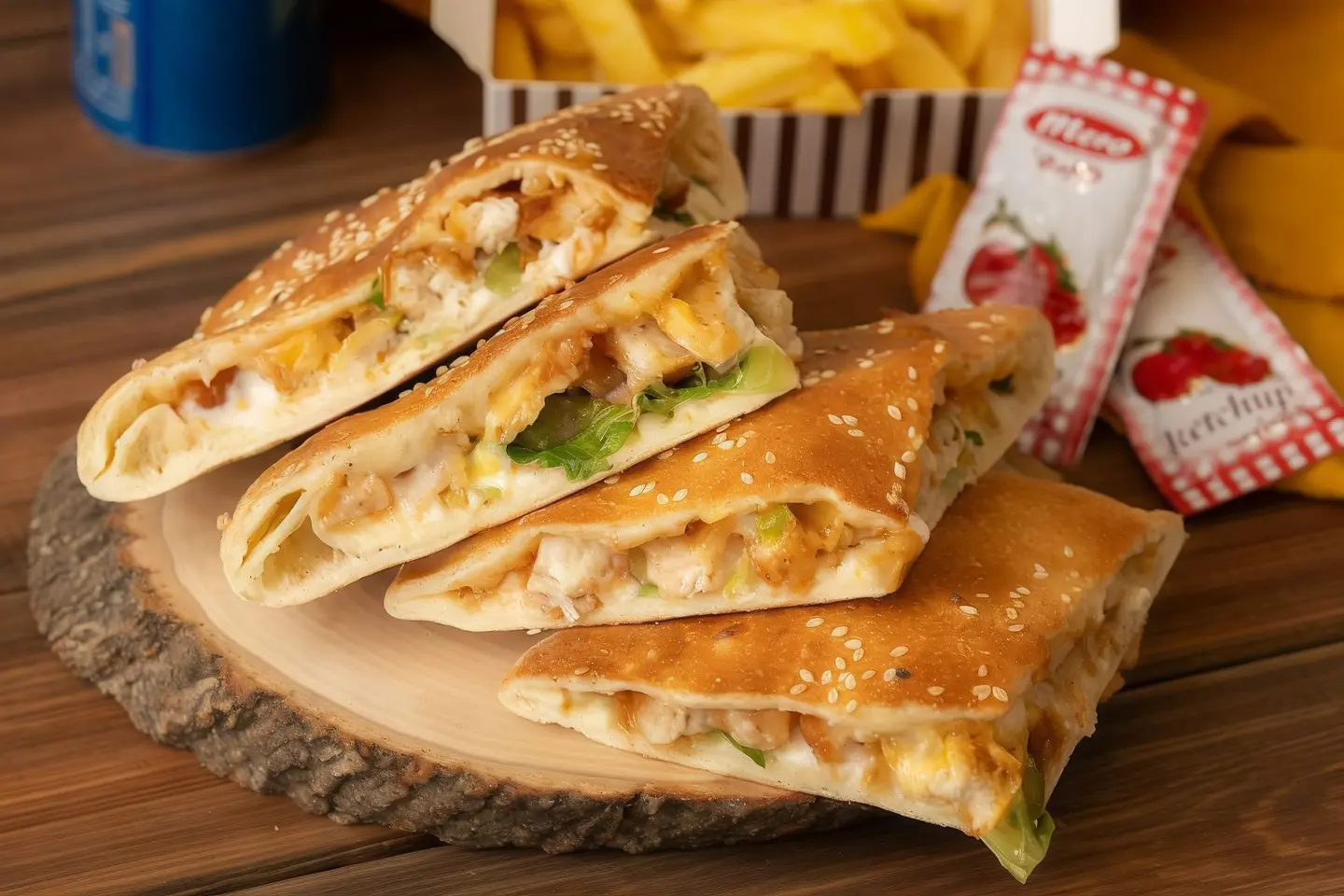 وجبة برجر دجاج