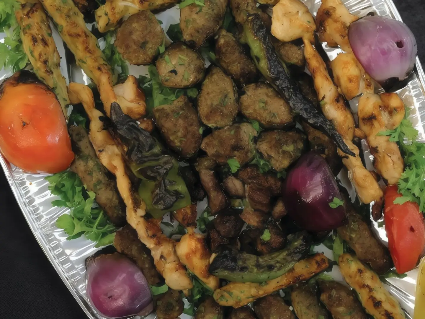 مشويات الميناء لحم