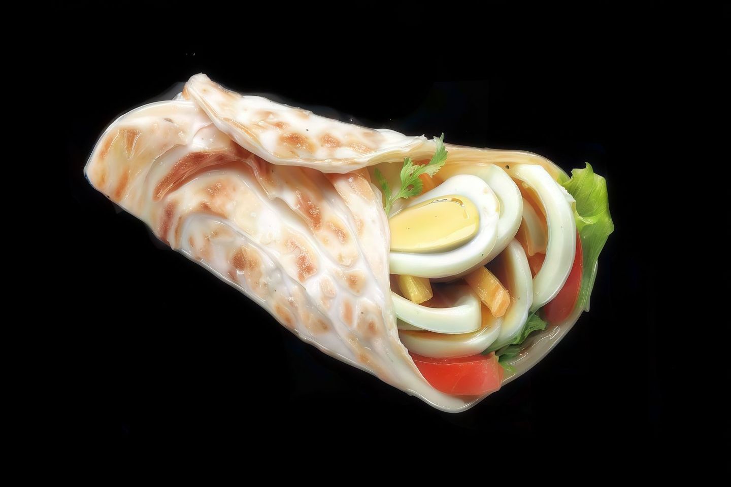 براتا بيض مسلوق