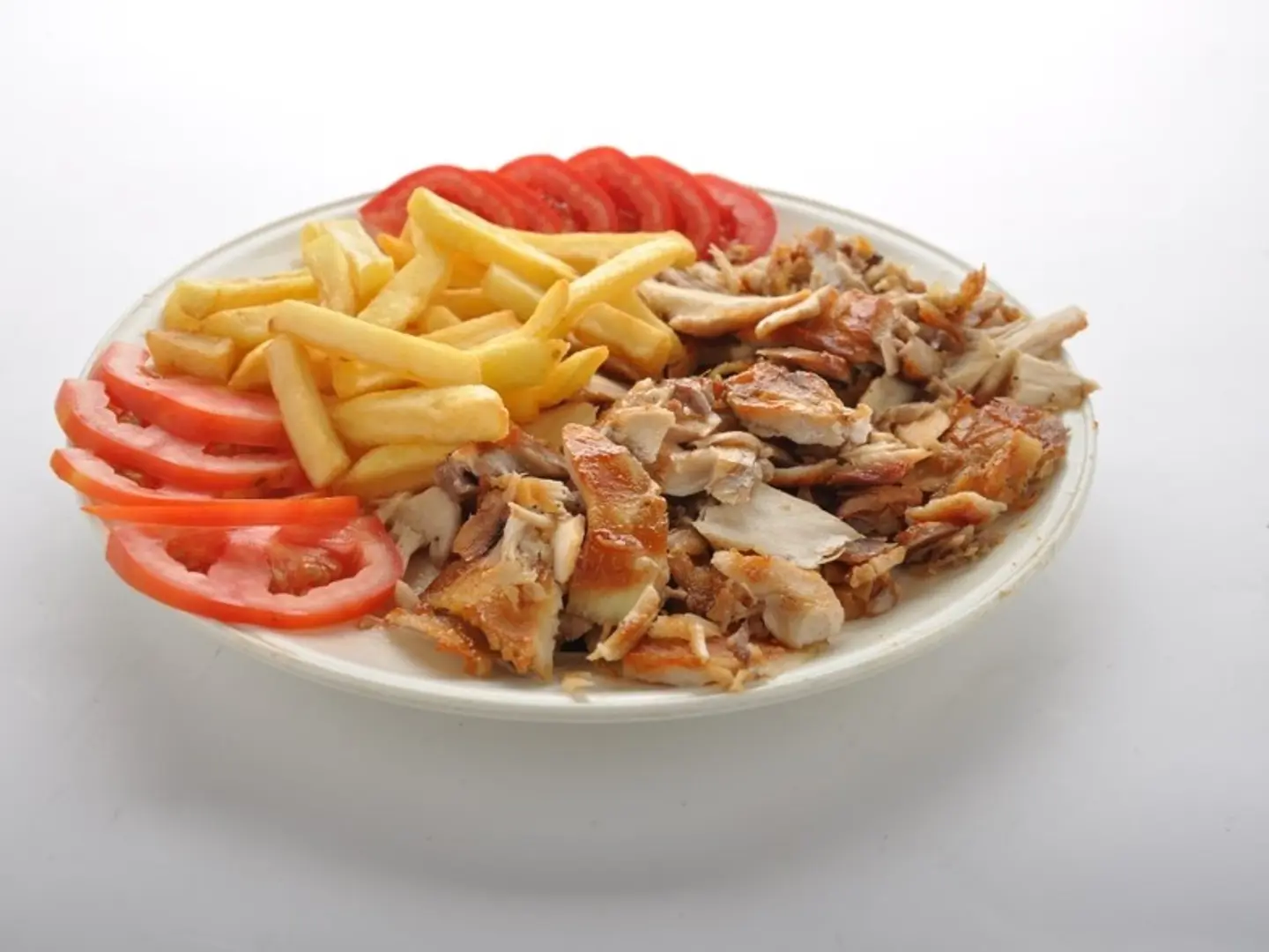 صحن شاورما دجاج فرط