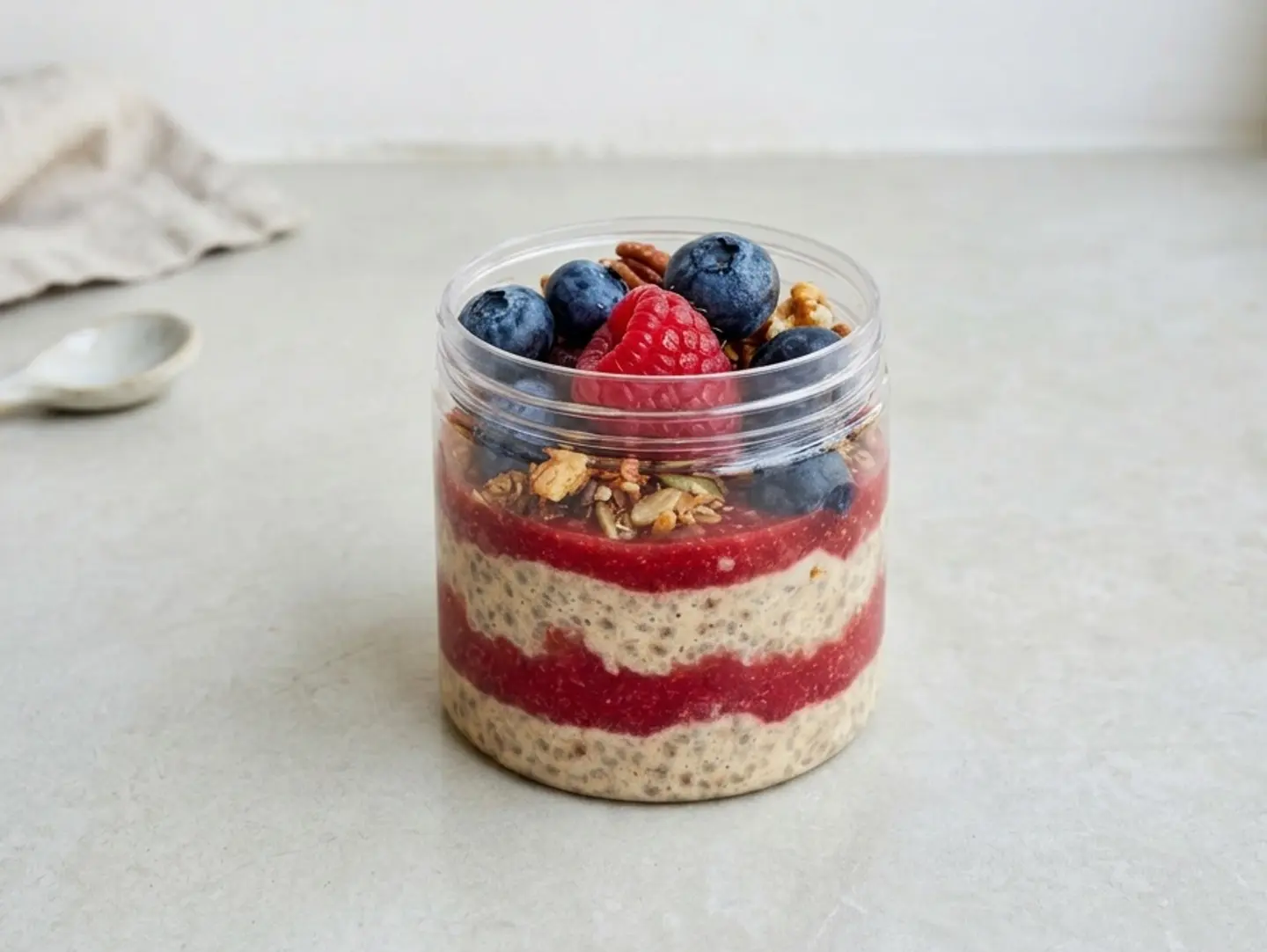 Raspberry Chia Pudding