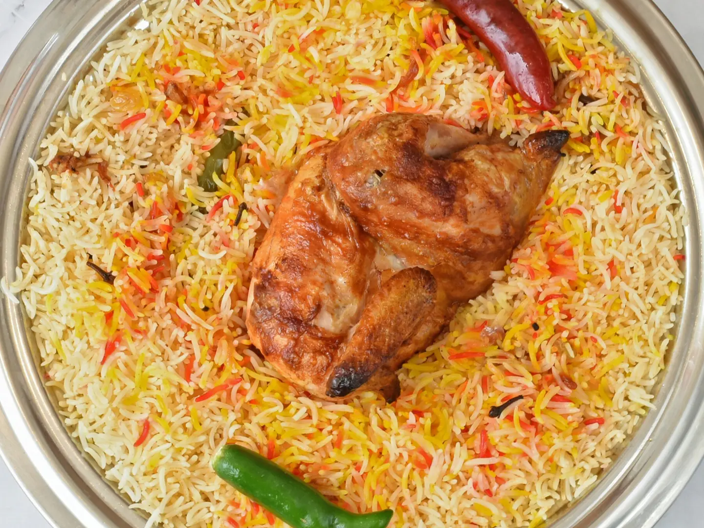 نصف دجاجة طازجة شواية