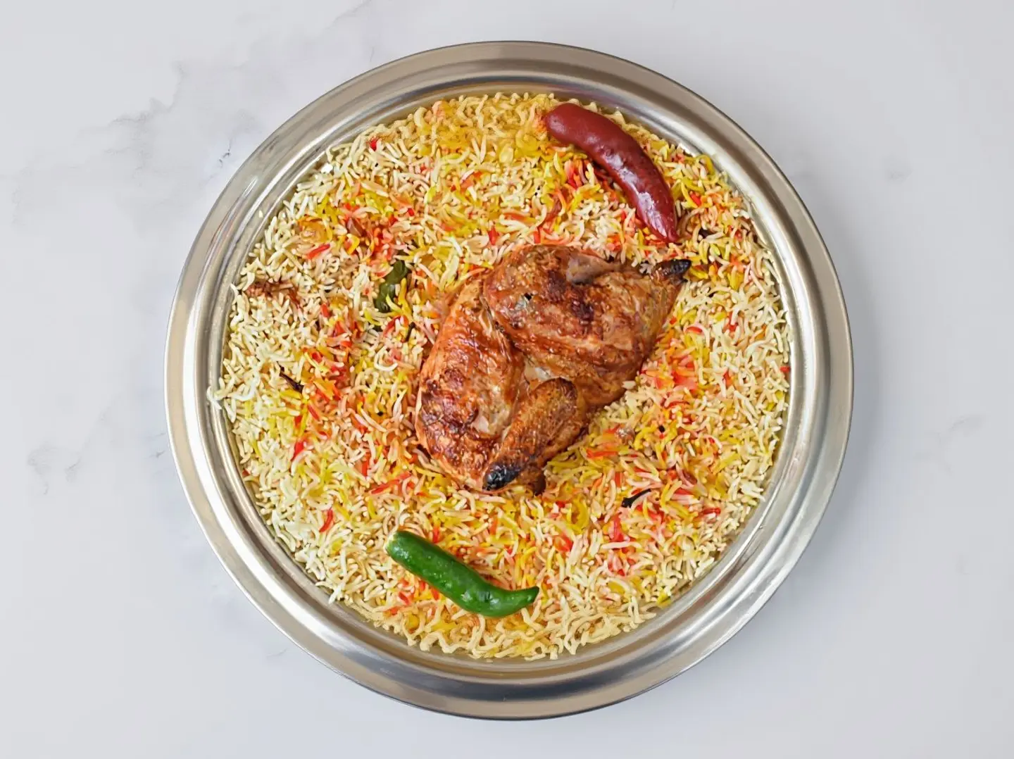 نصف دجاجة طازجة شواية