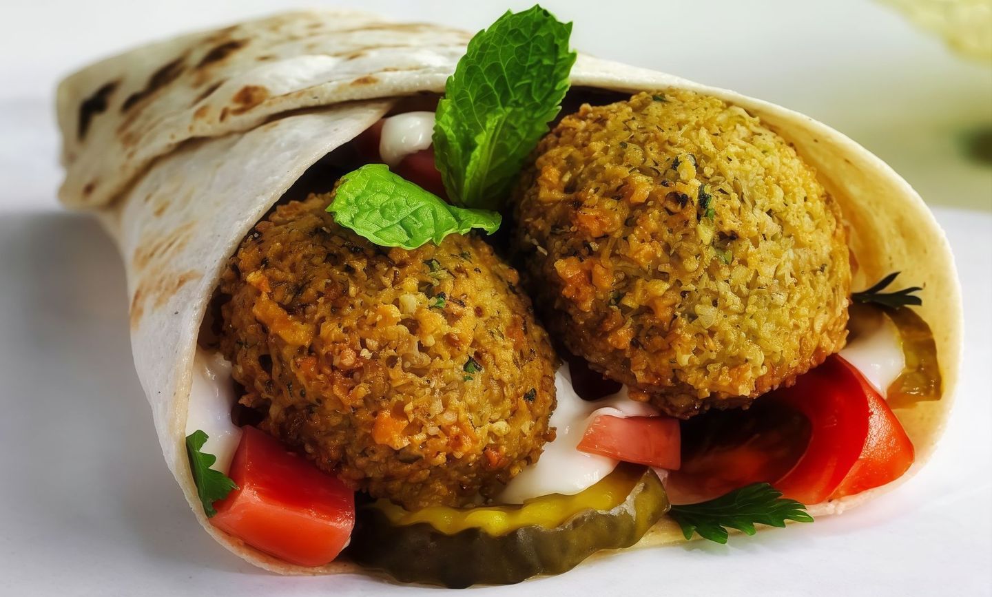 Saj Falafel Sandwich