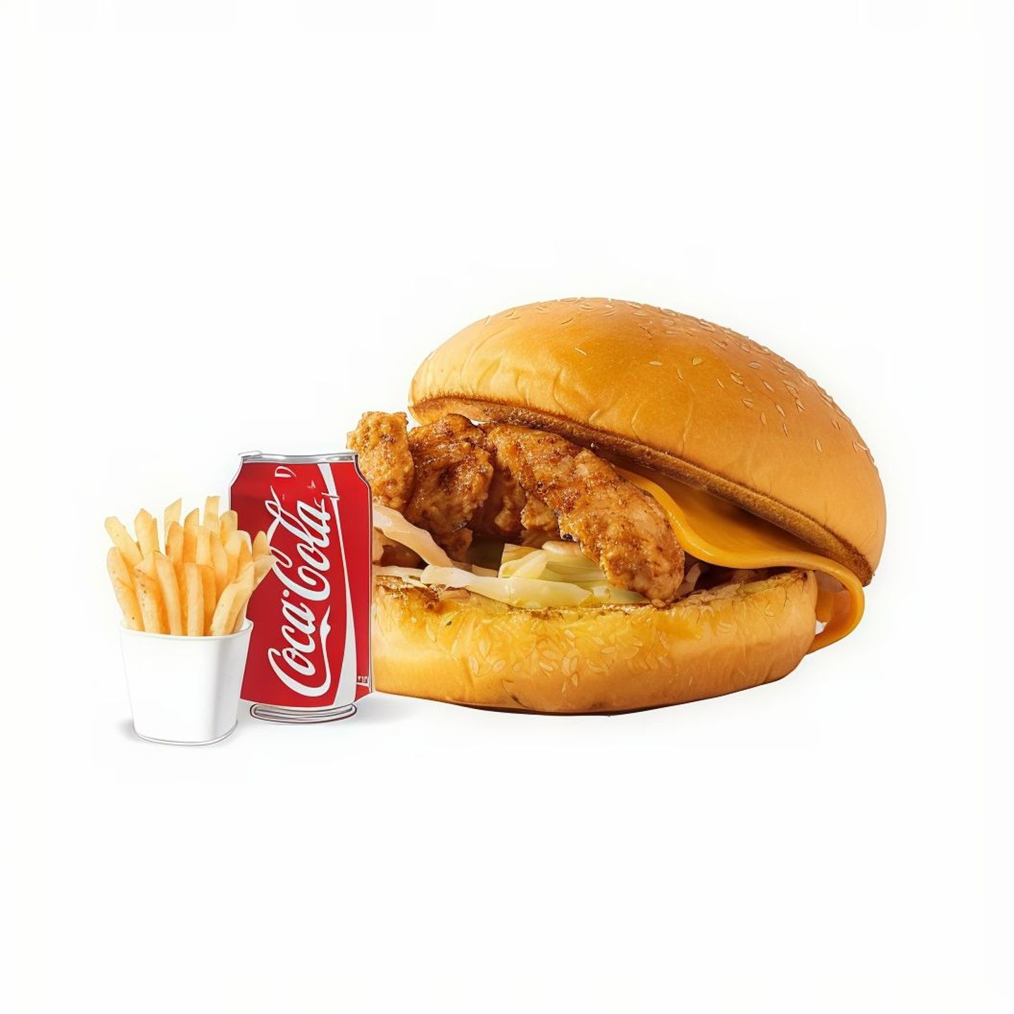 Chicken Fillet Burger Meal