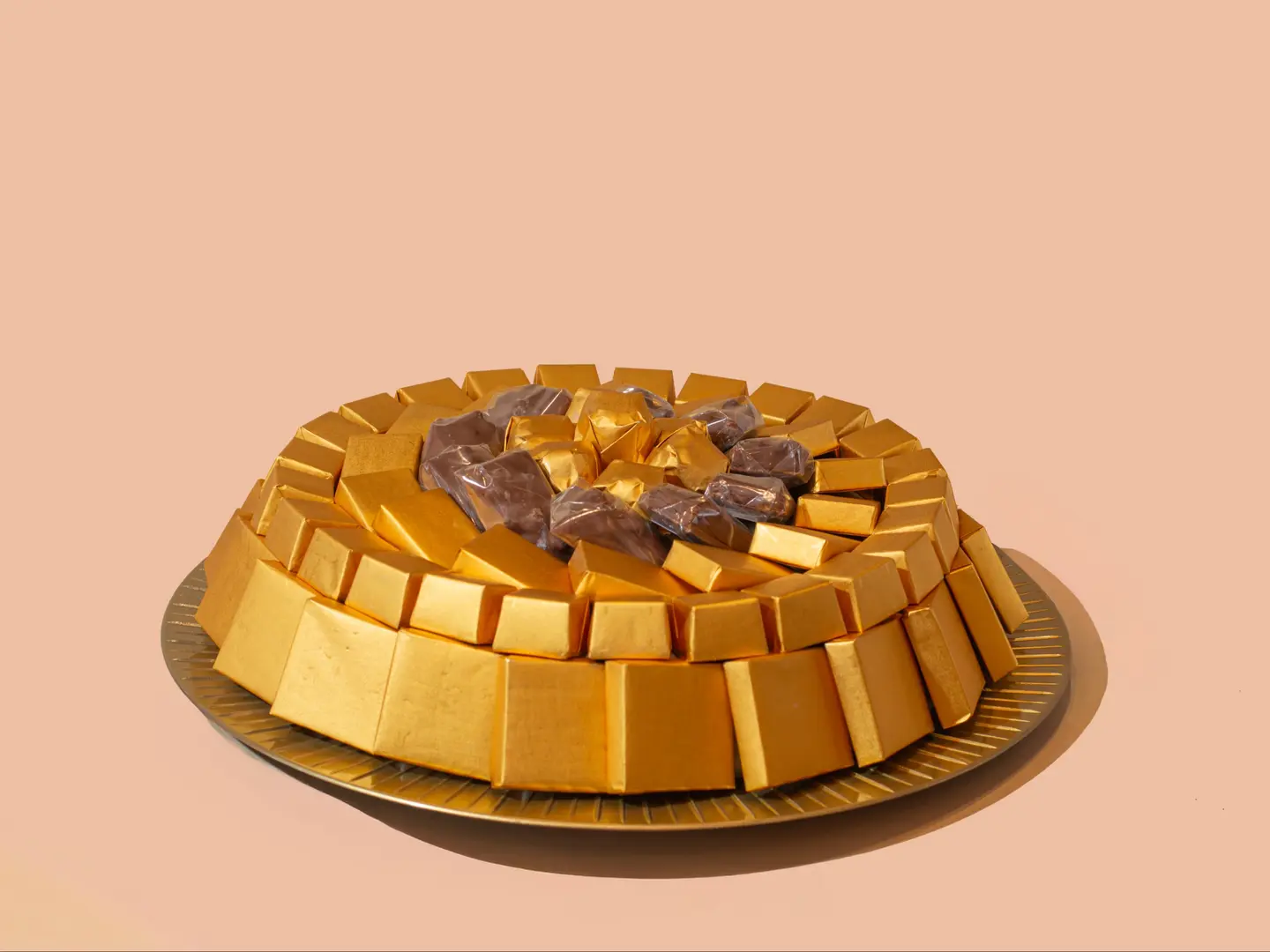 صحن شوكولاته بلجيكية فاخرة 1120 جرام