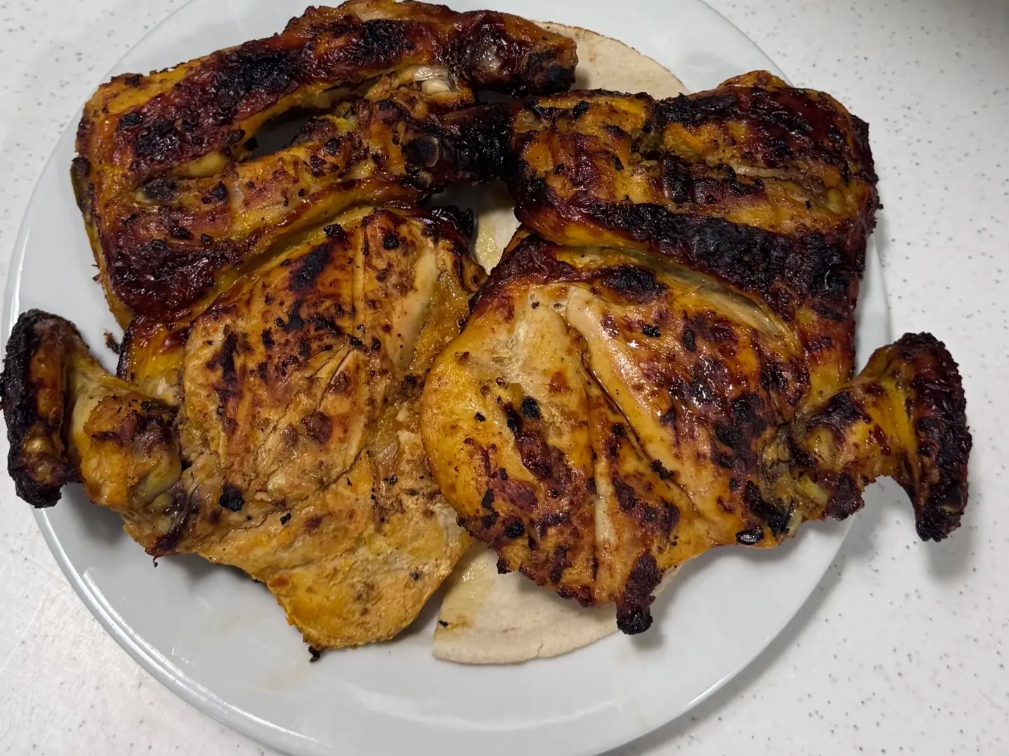 دجاجه على الفحم