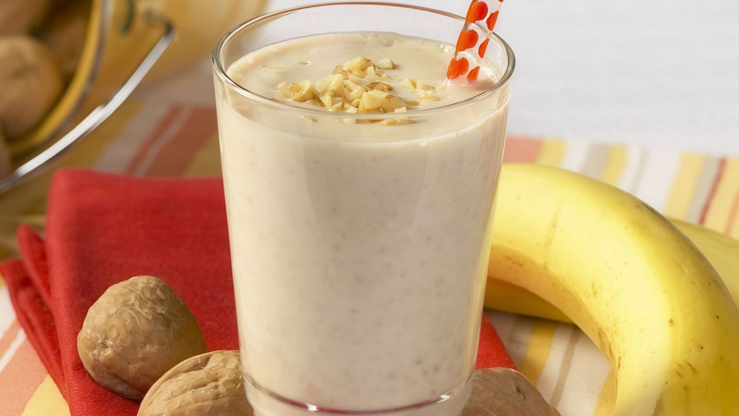 Banana With Milk Juice