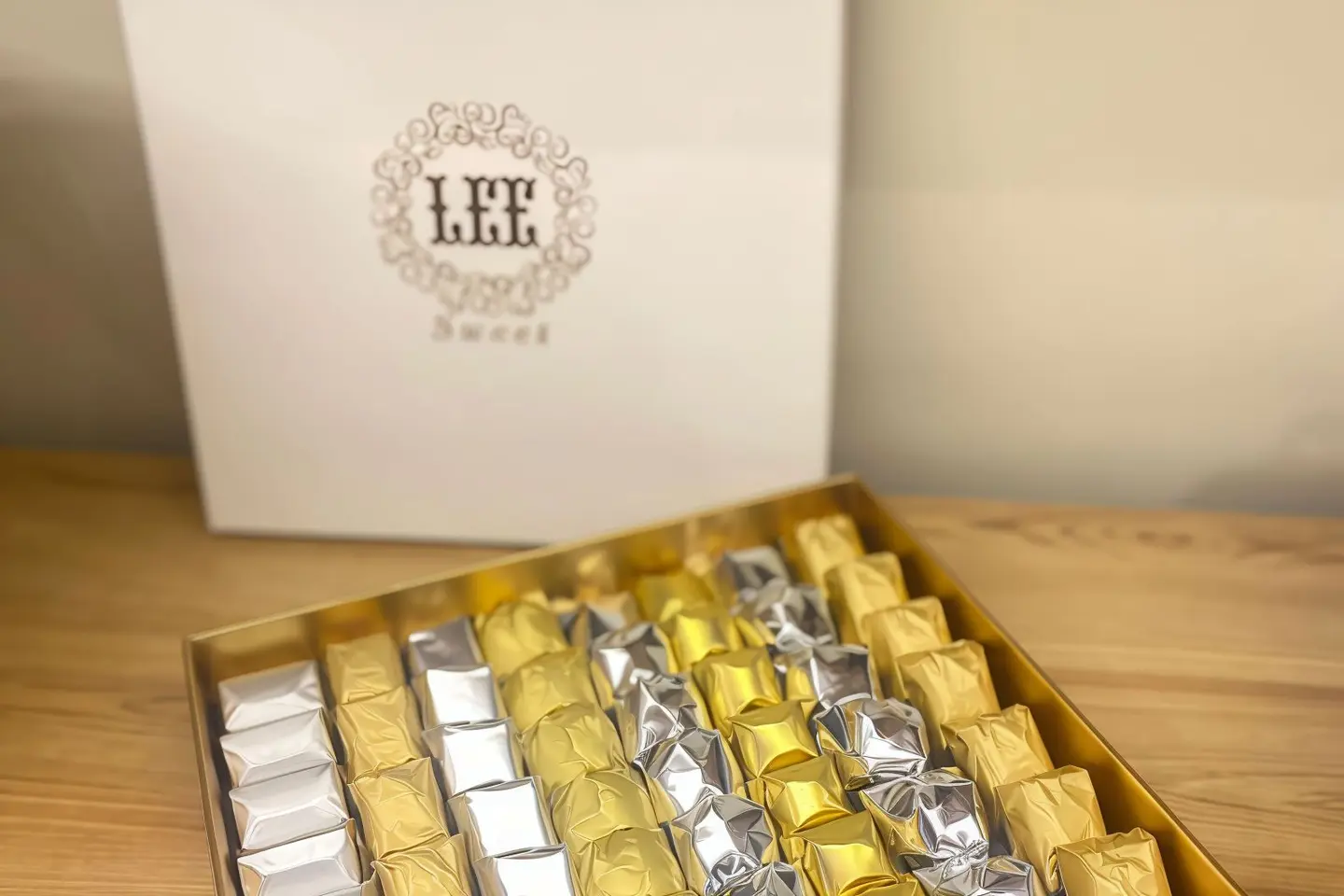 Large Box Of Wrapped Belgian Chocolate