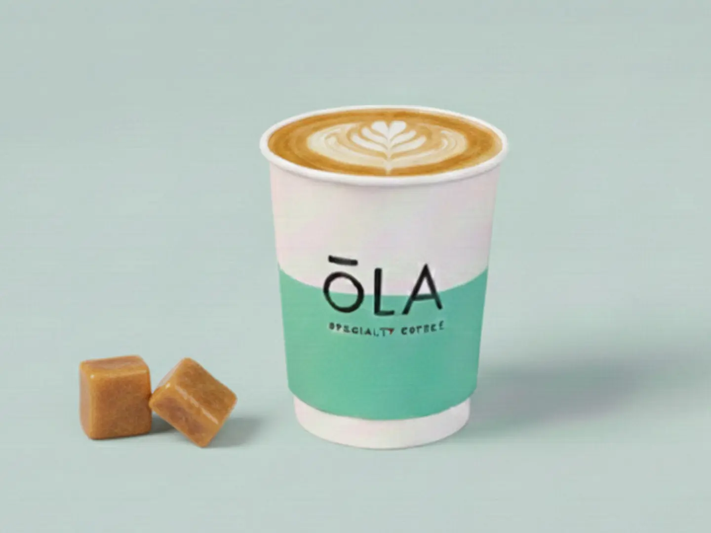 لاتيه كراميل ساخن