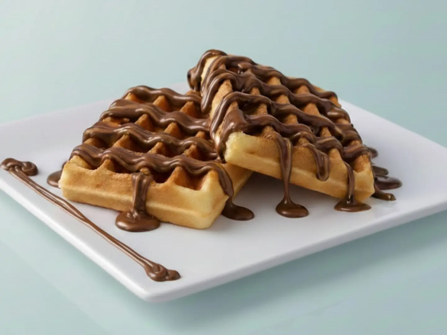 Waffle With Nutella