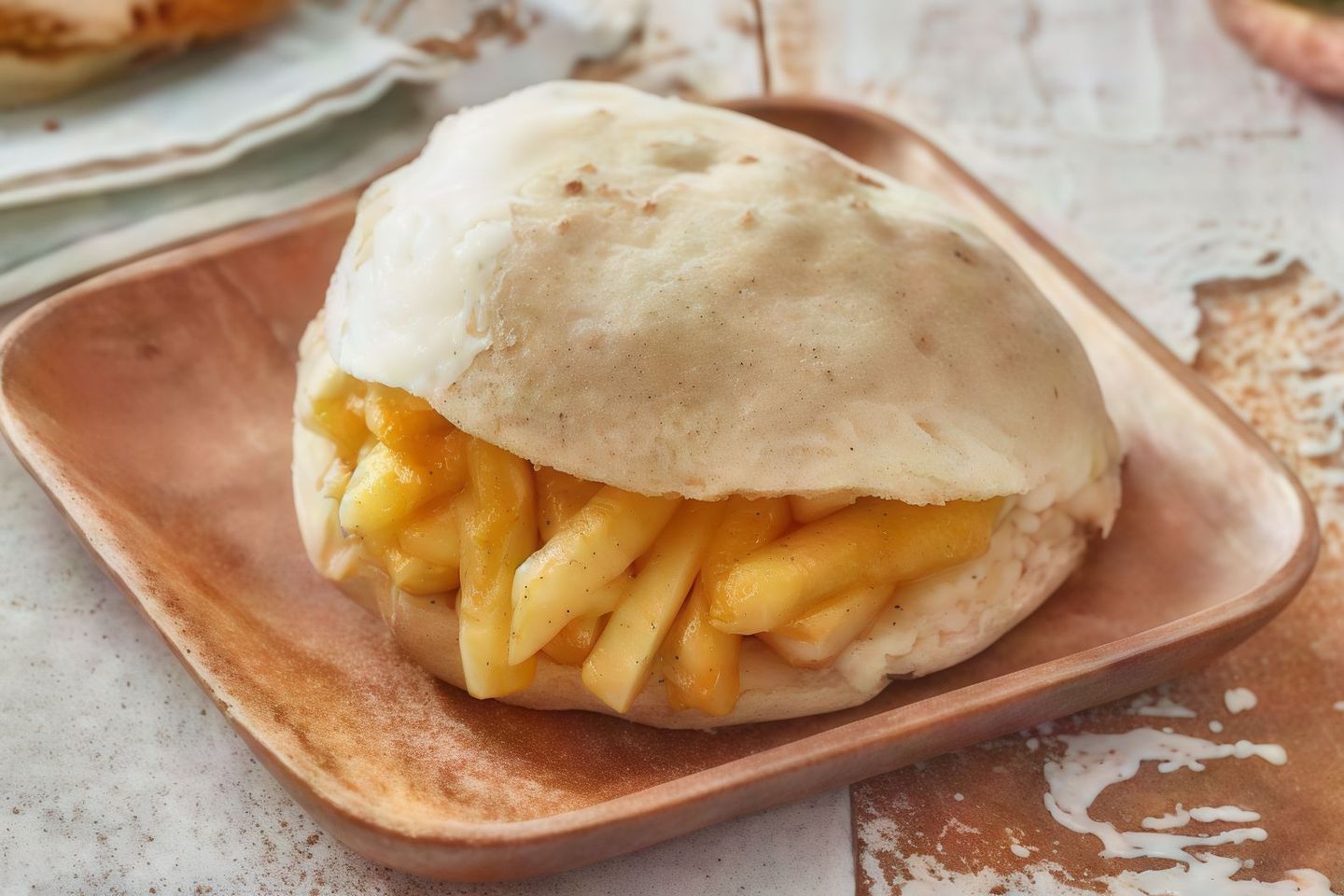 Egg And Potato Sandwich