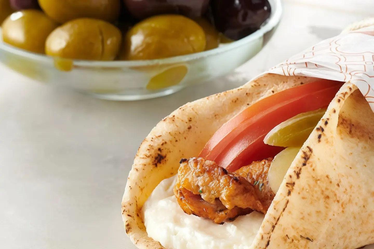 Sandwich Chicken Kebab
