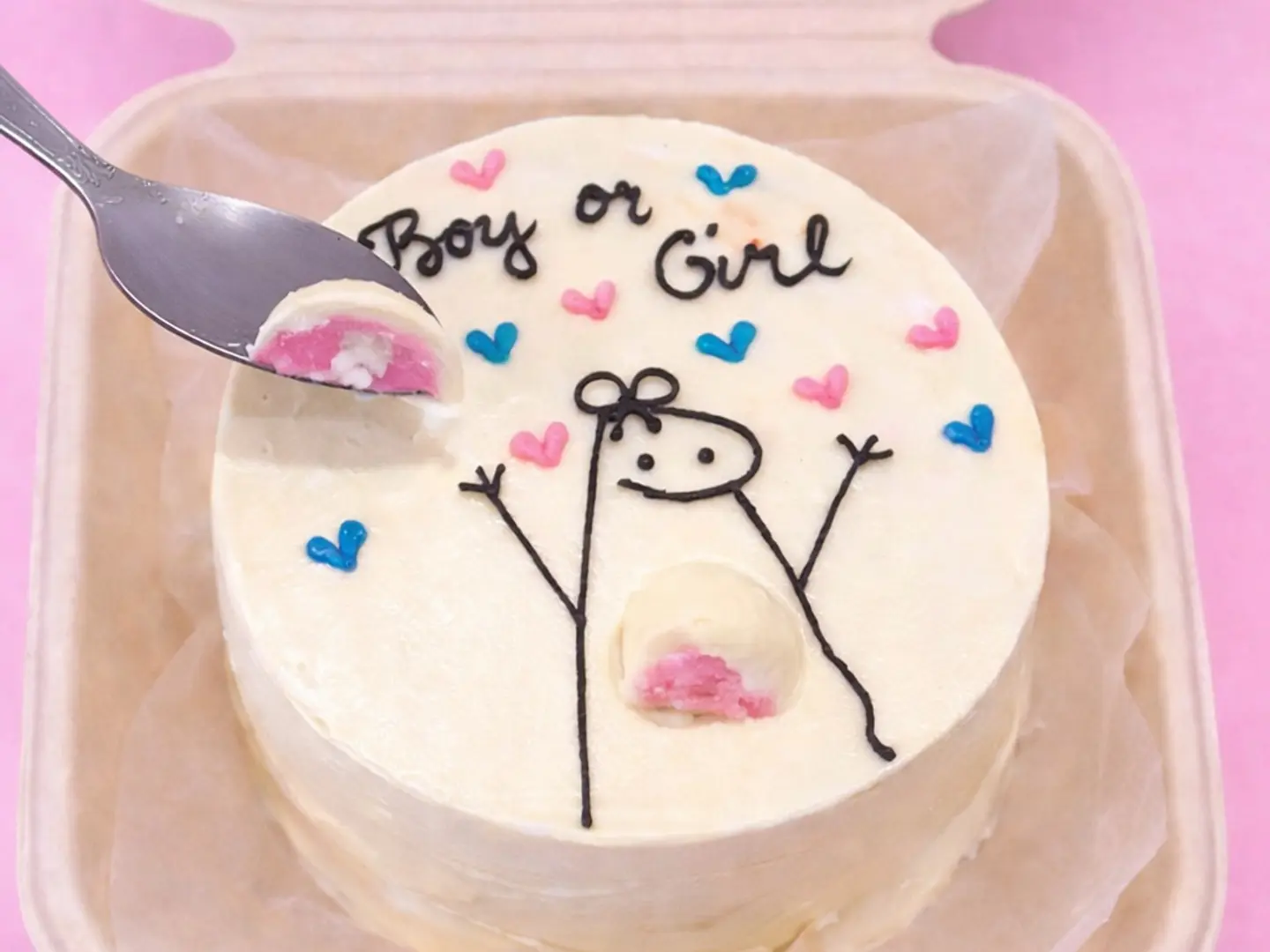 بينتو كيك حمل بنت