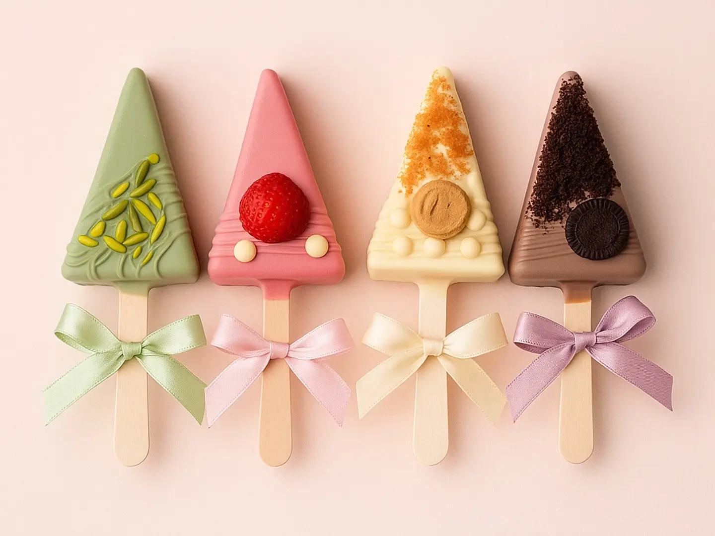 Triangle Cheese Cake Stick Piece Oreo