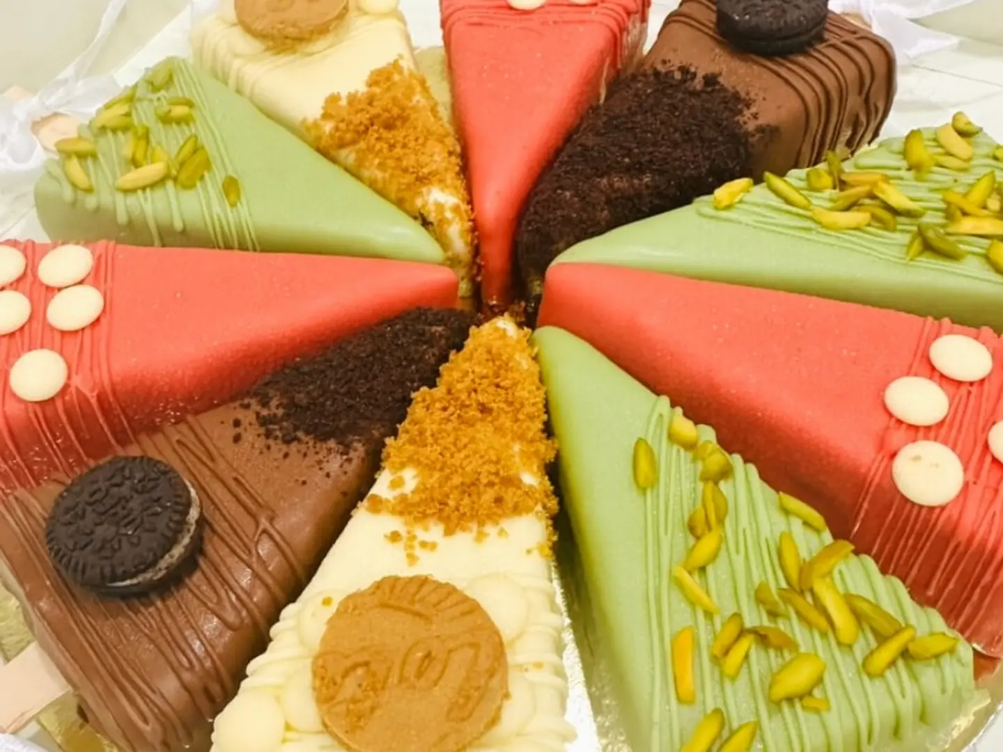 Triangle Cheese Cake Sticks Box Large