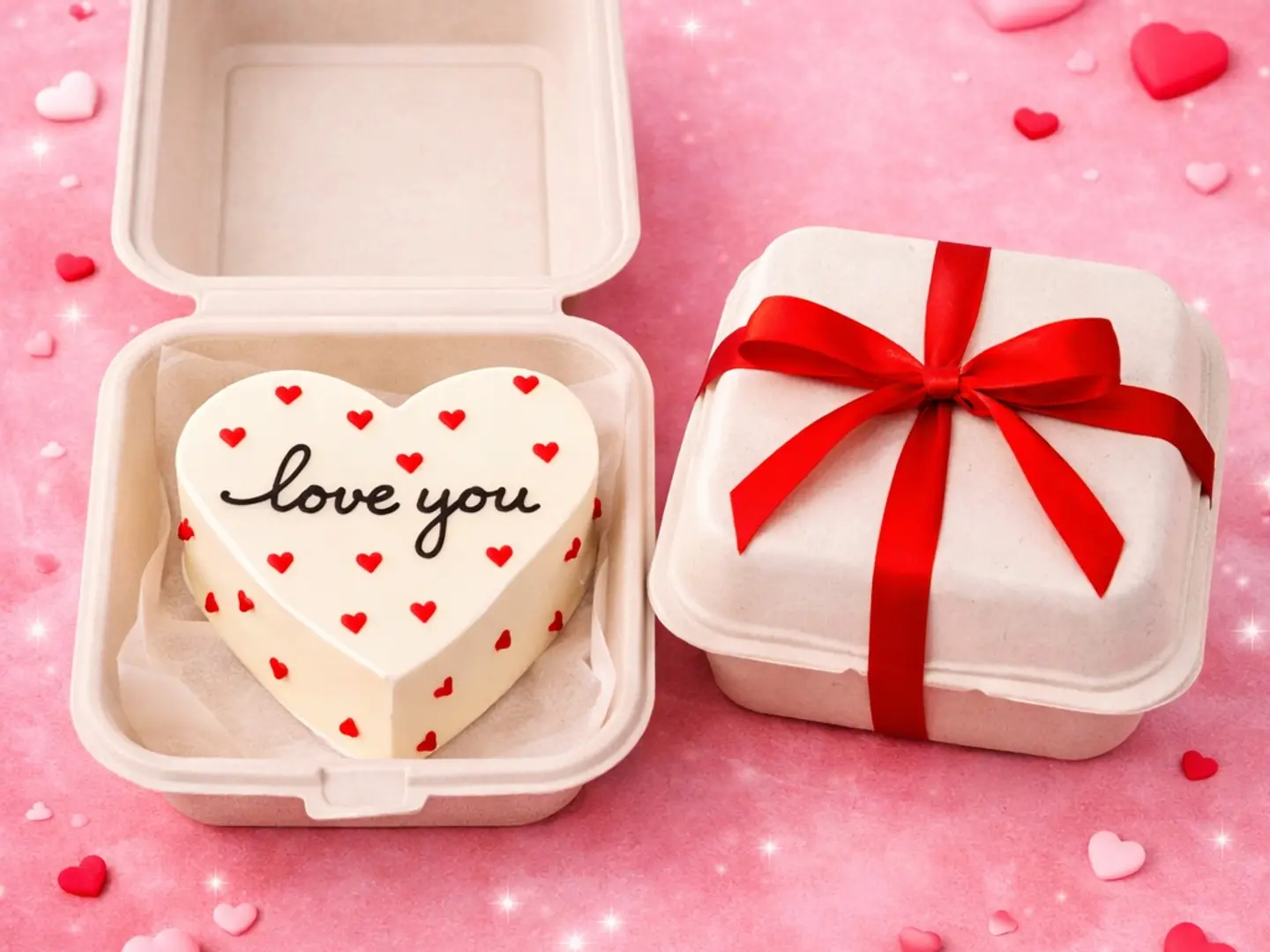 كعكة بينتو عيد الحب ب