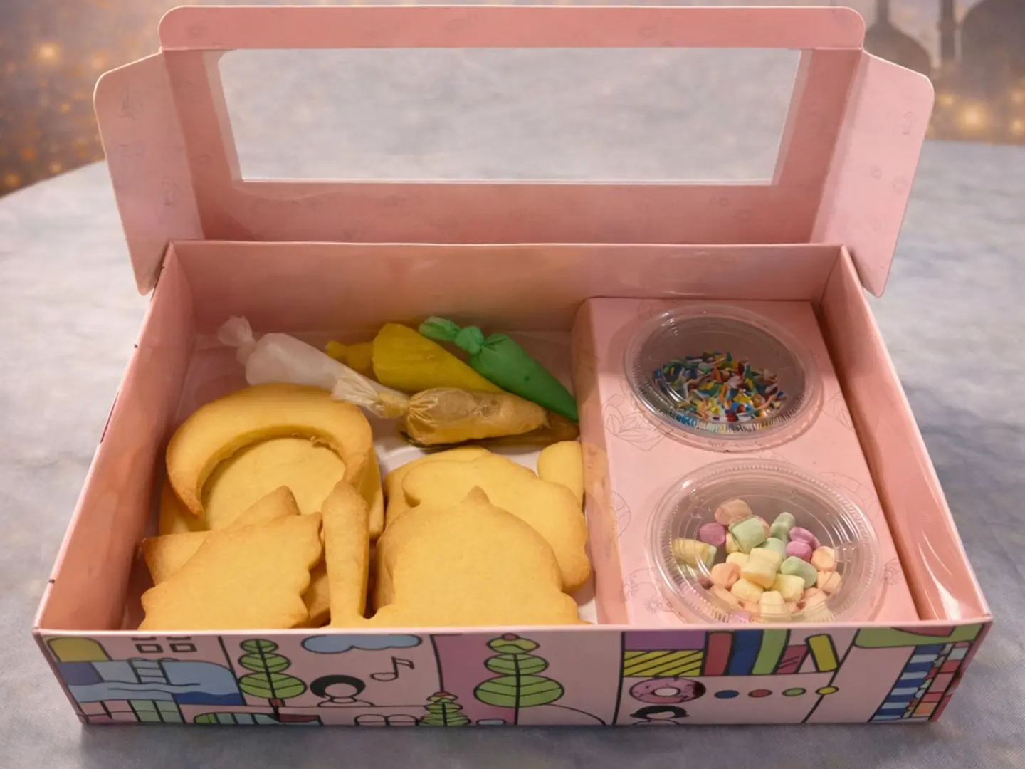 صندوق تزيين بسكويت رمضان