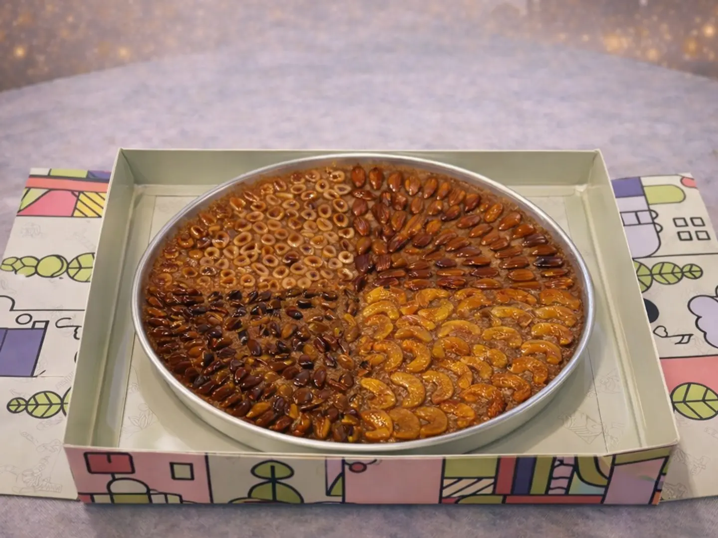 بسبوسة مكسرات