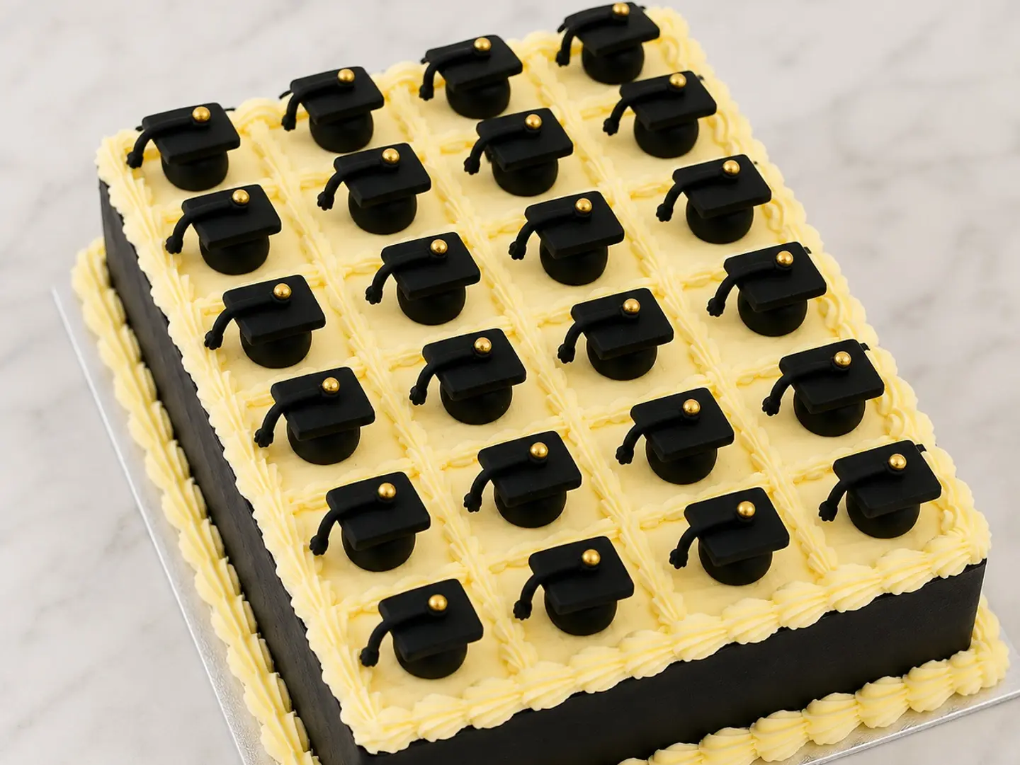 Graduation Rectangle Cake
