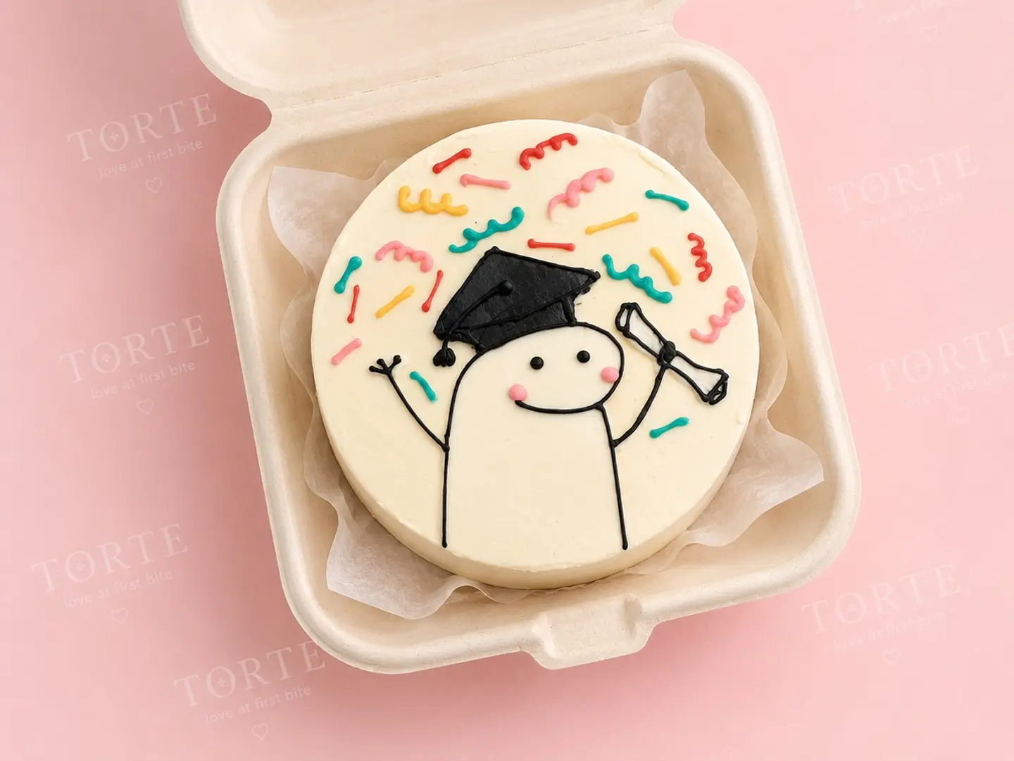 Colorful Bento Graduation Cake