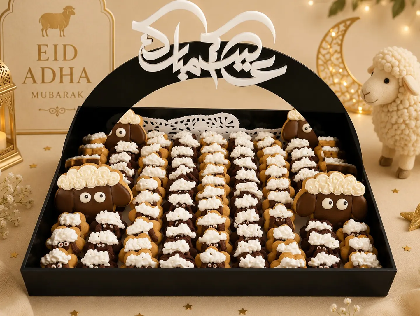 Sheep Eid Biscuits Tray