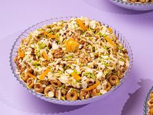 صينية تمر محشي لوز وطحينيه