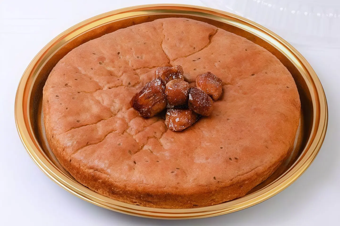 A Plate Of Millet Bread With Forest Honey 4038