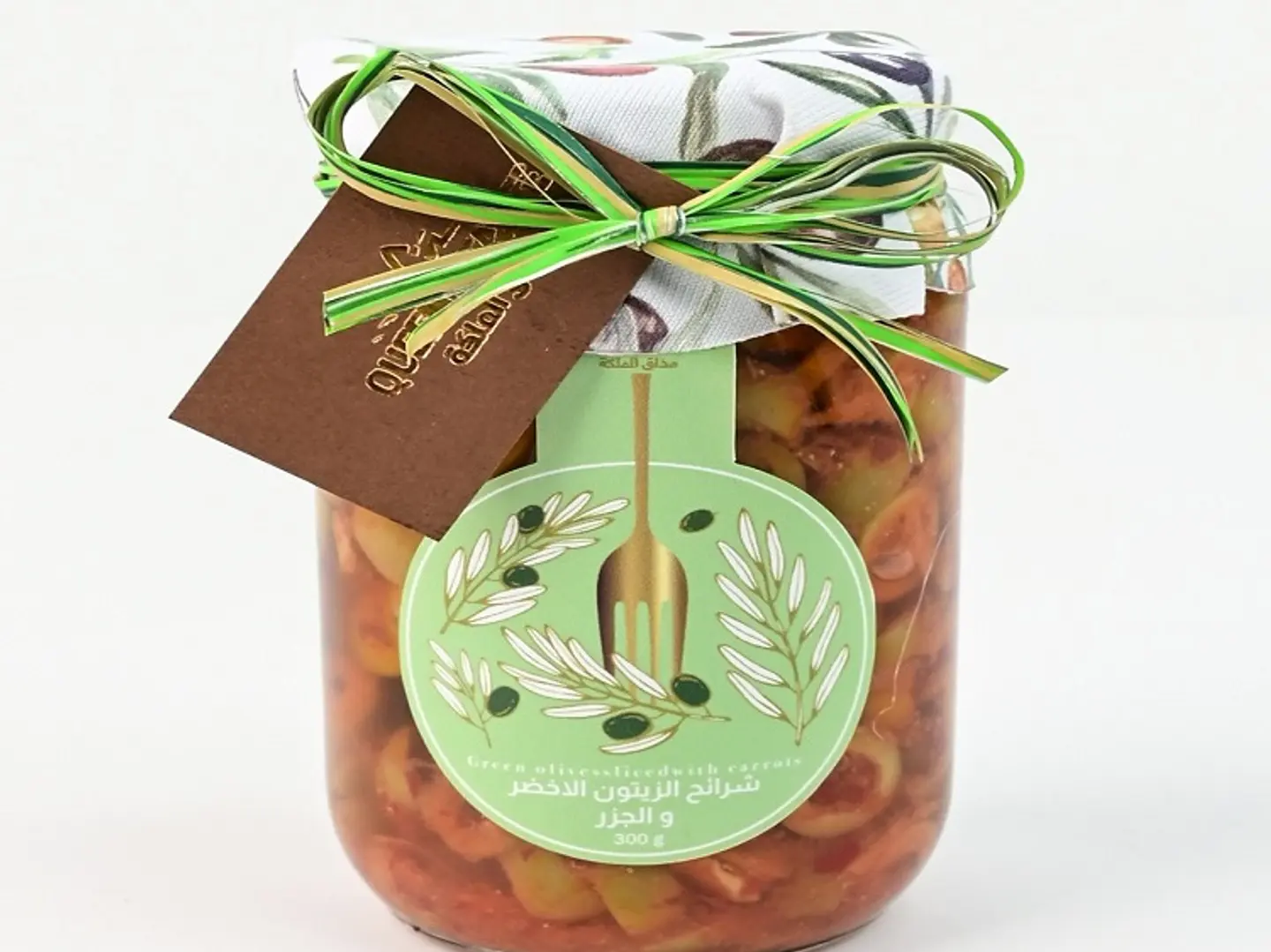 زيتون اخضر شرائح مع زيت الزيتون ( صغير )10166